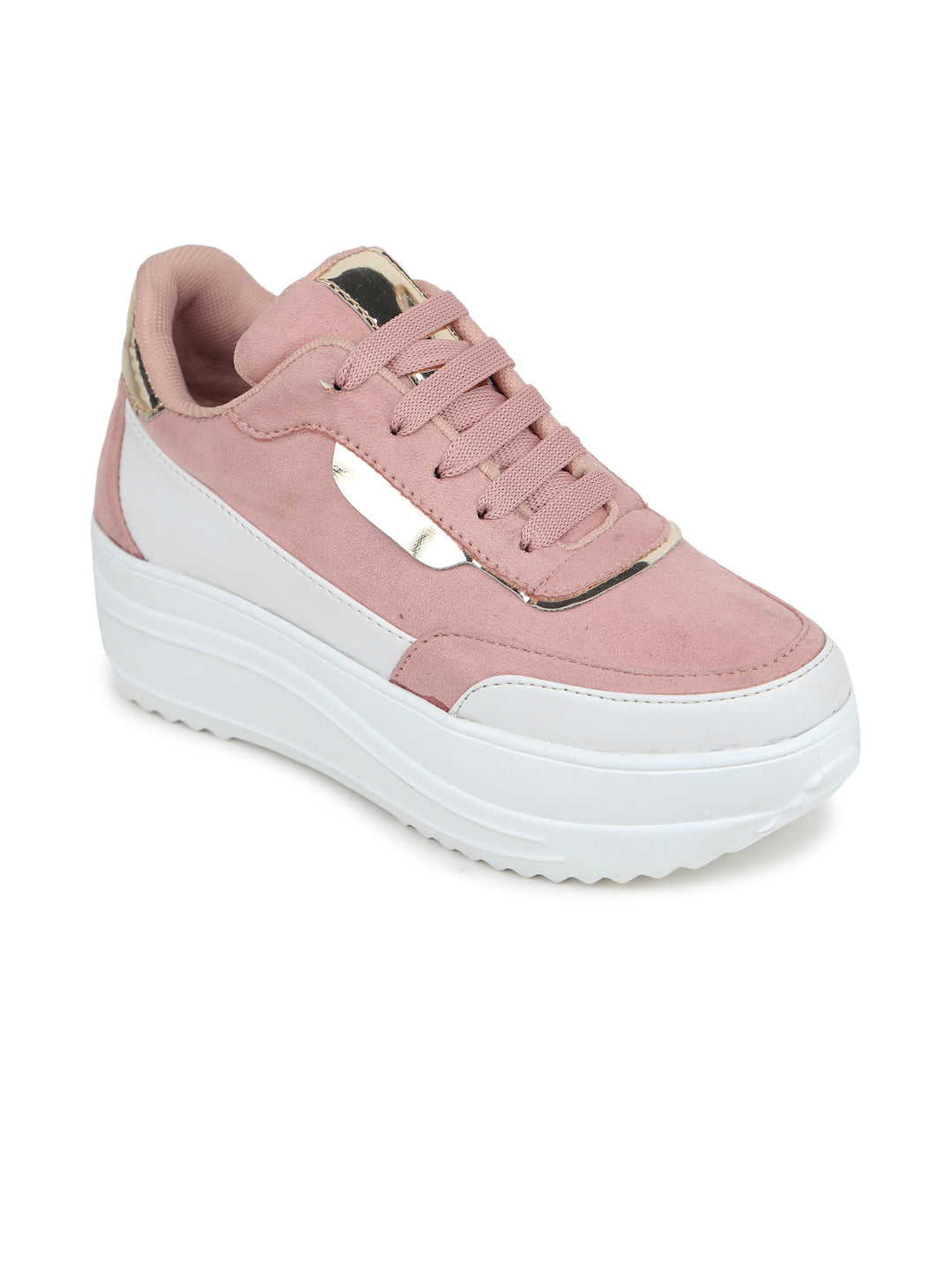 Shezone Women Peach Casual Shoes