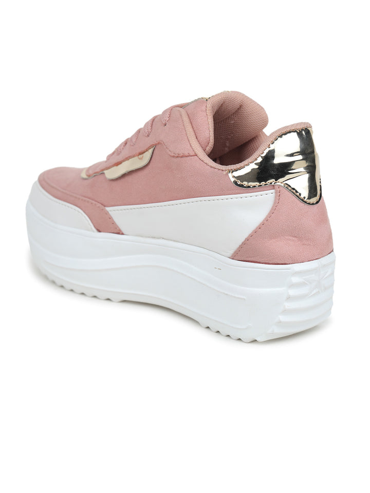 Shezone Women Peach Casual Shoes