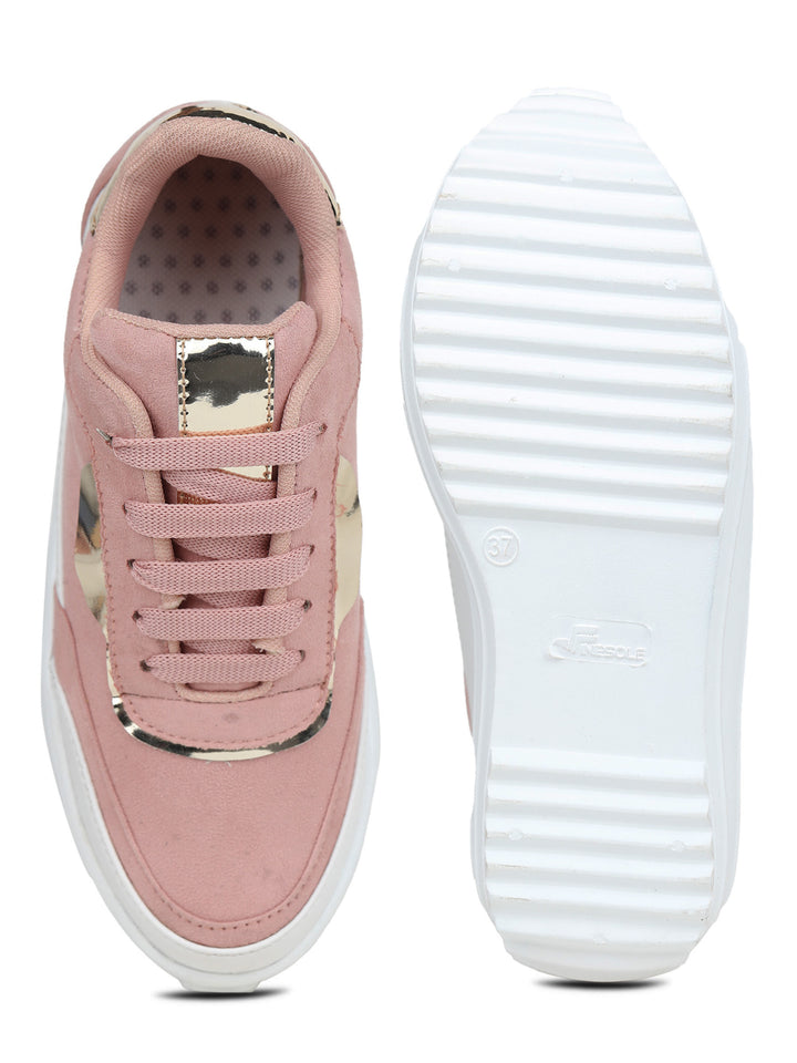 Shezone Women Peach Casual Shoes