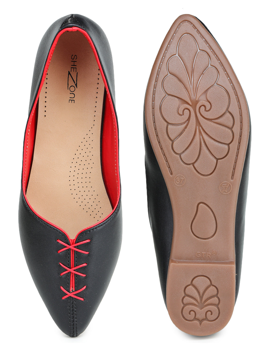 Shezone Black Women Flats