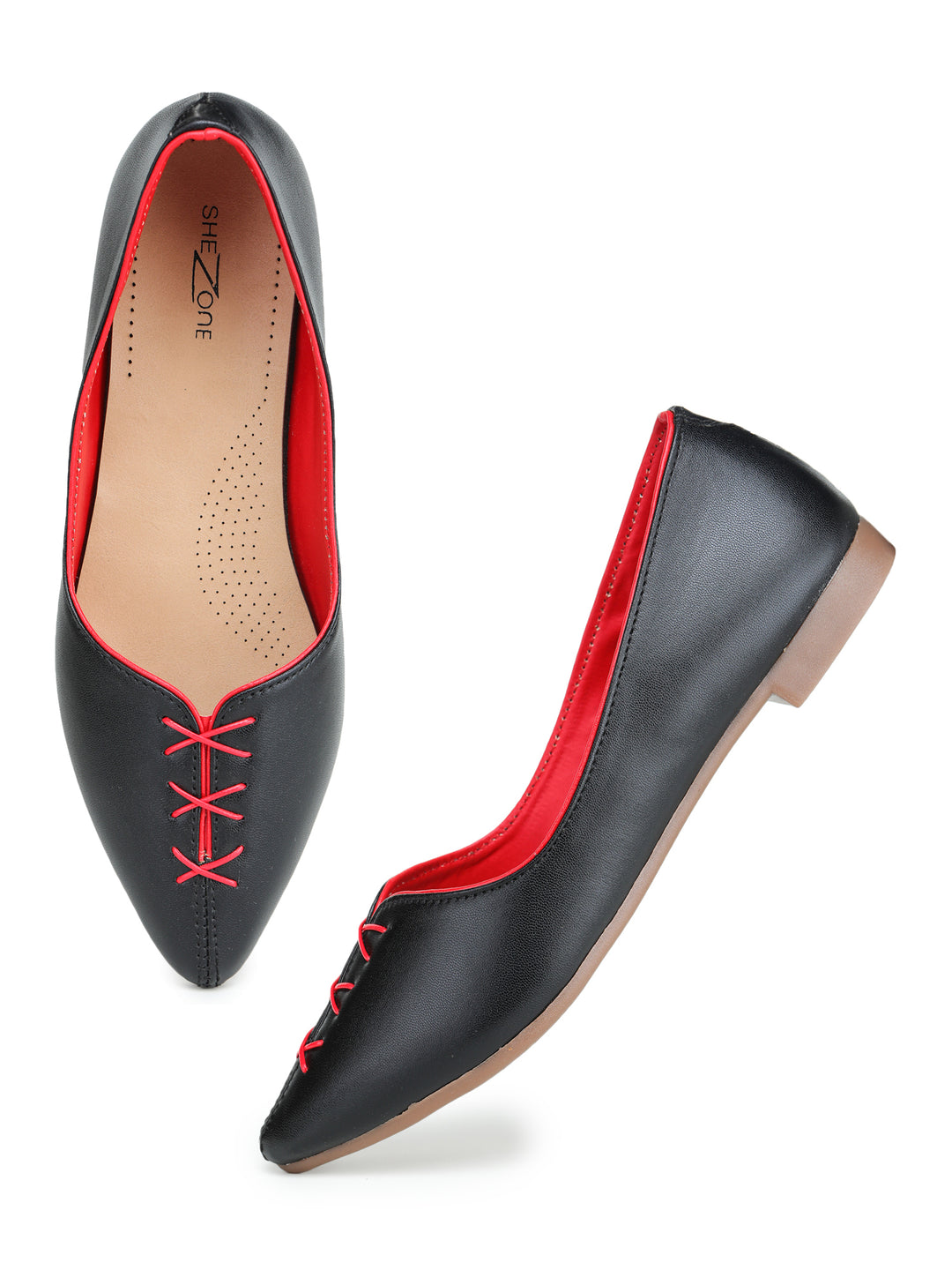 Shezone Black Women Flats
