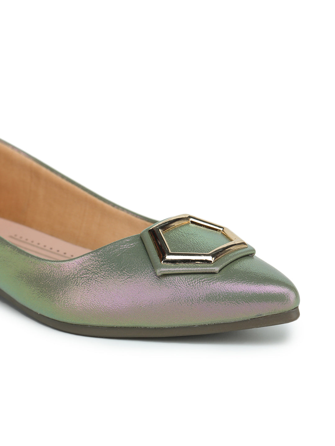 Shezone Green Women Flats