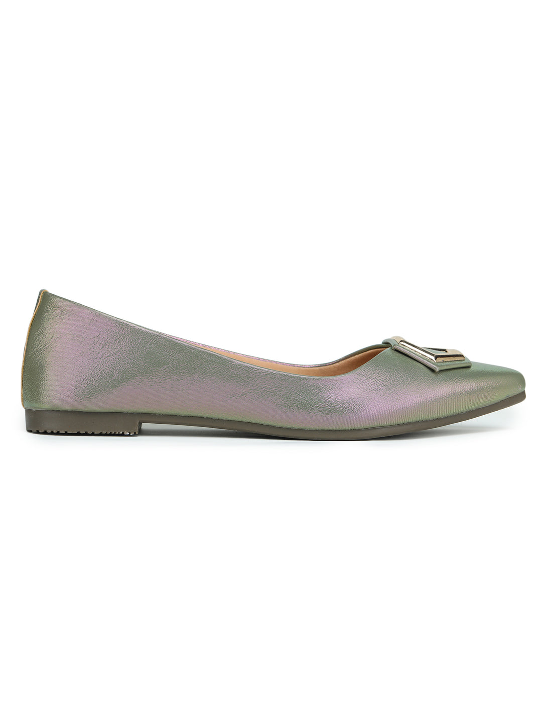 Shezone Green Women Flats