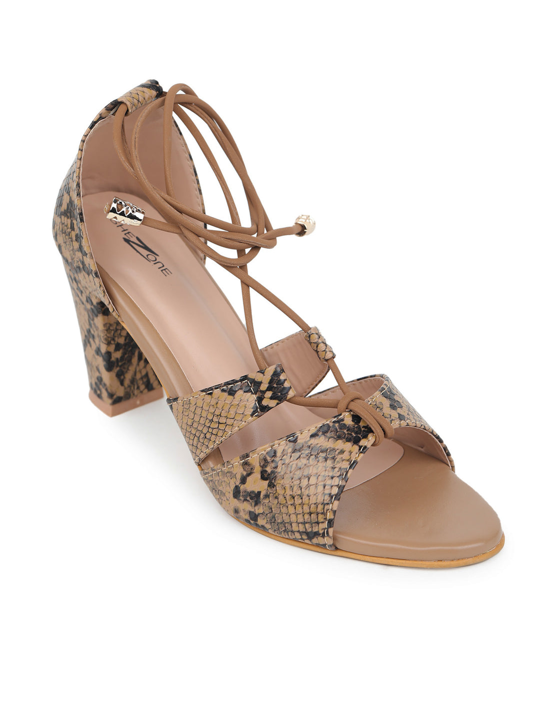 Shezone Tan Women Heels