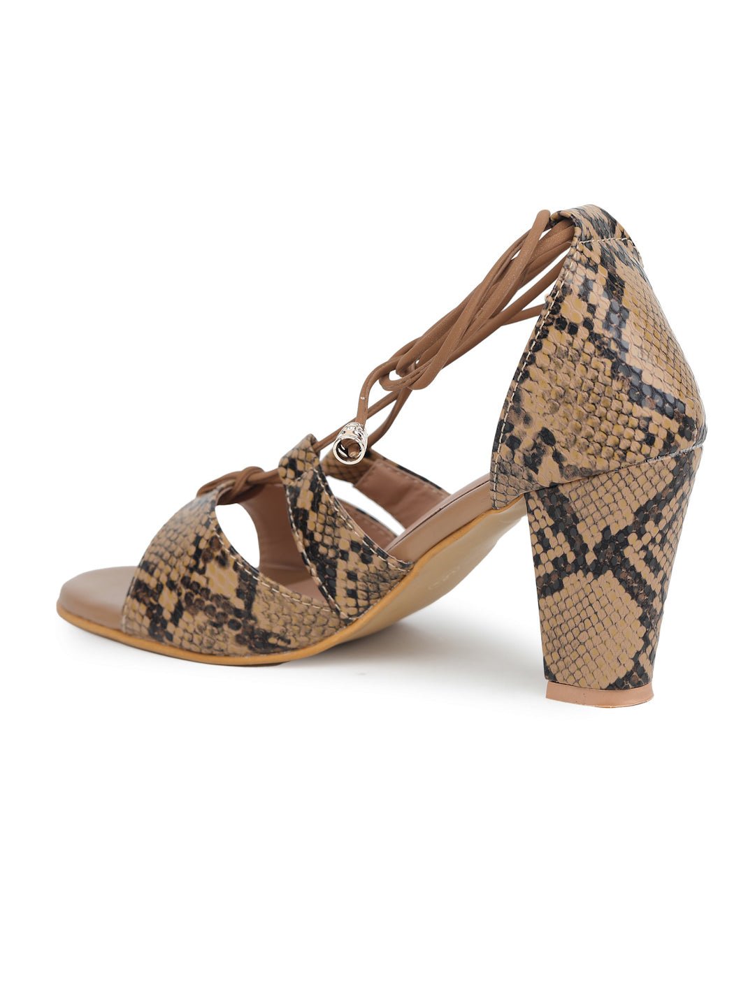 Shezone Tan Women Heels