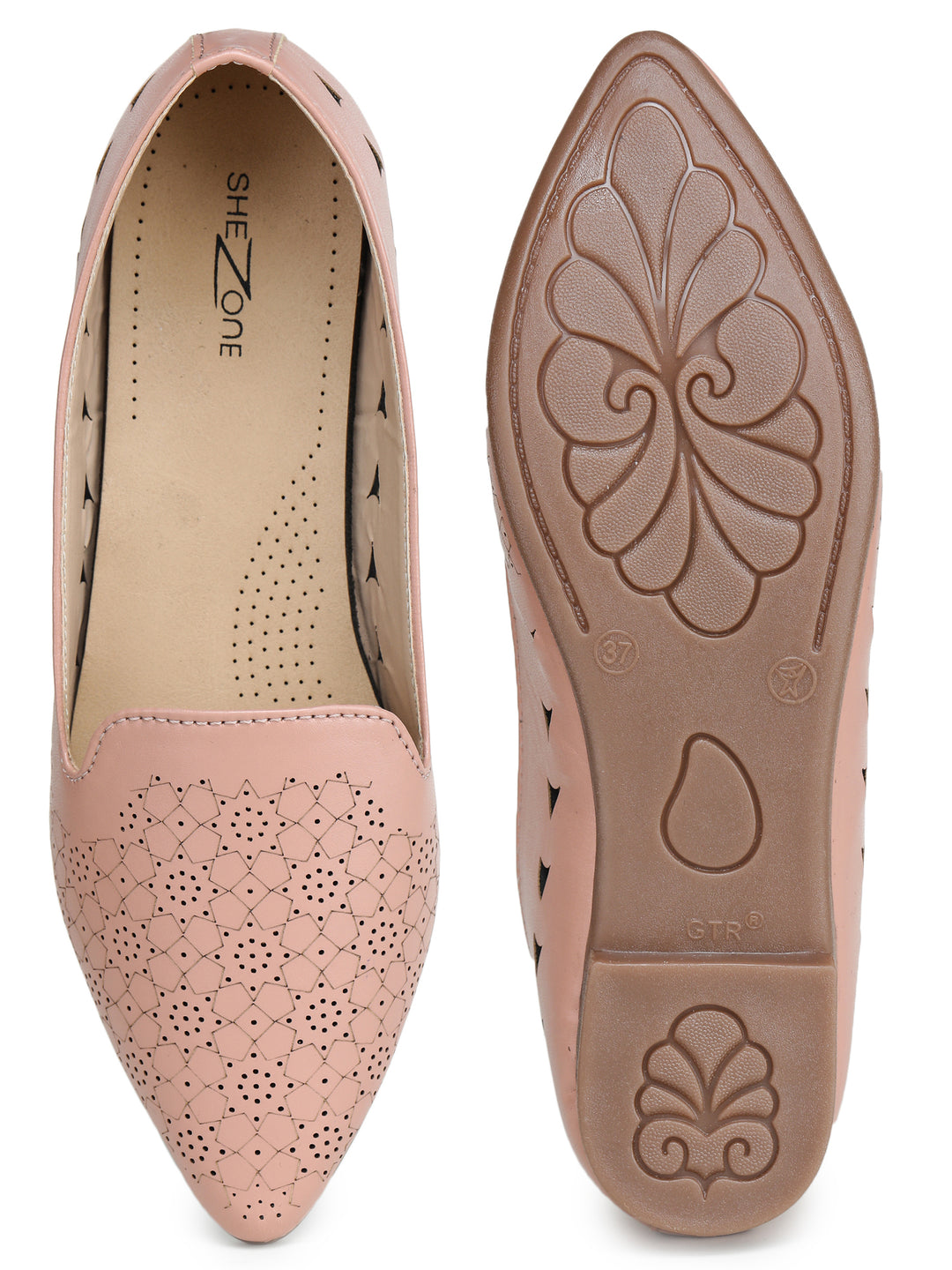 Shezone Peach Women Flats