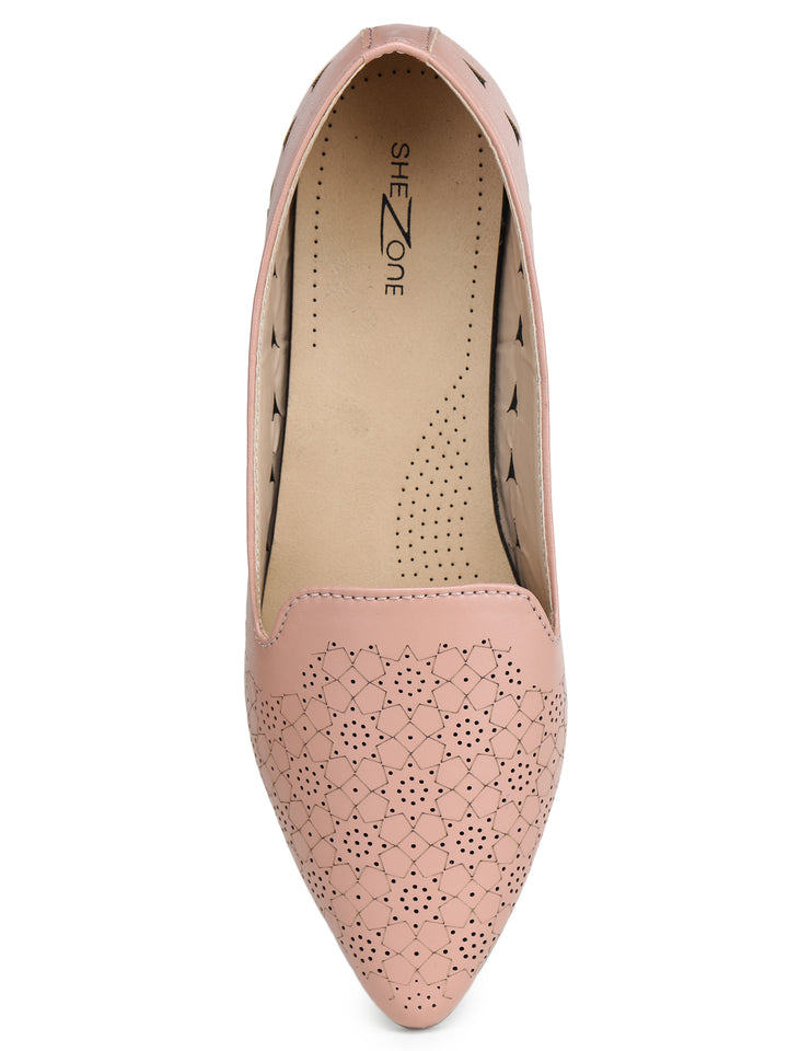 Shezone Peach Women Flats