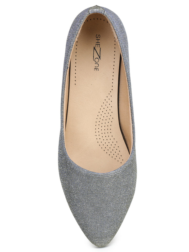 Shezone Grey Women Flats
