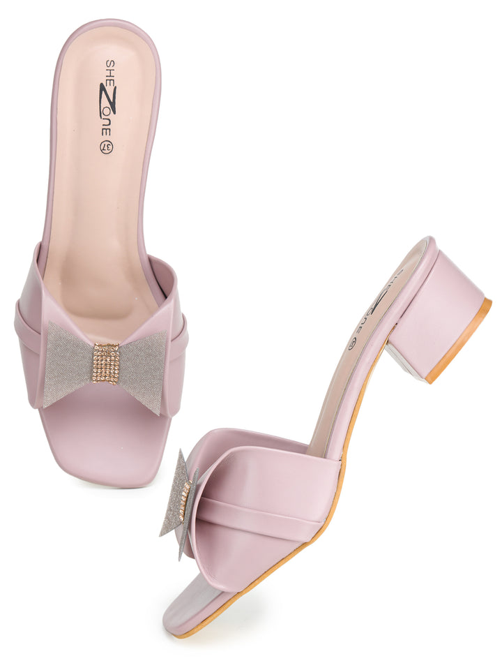 Shezone  Peach Women Heels