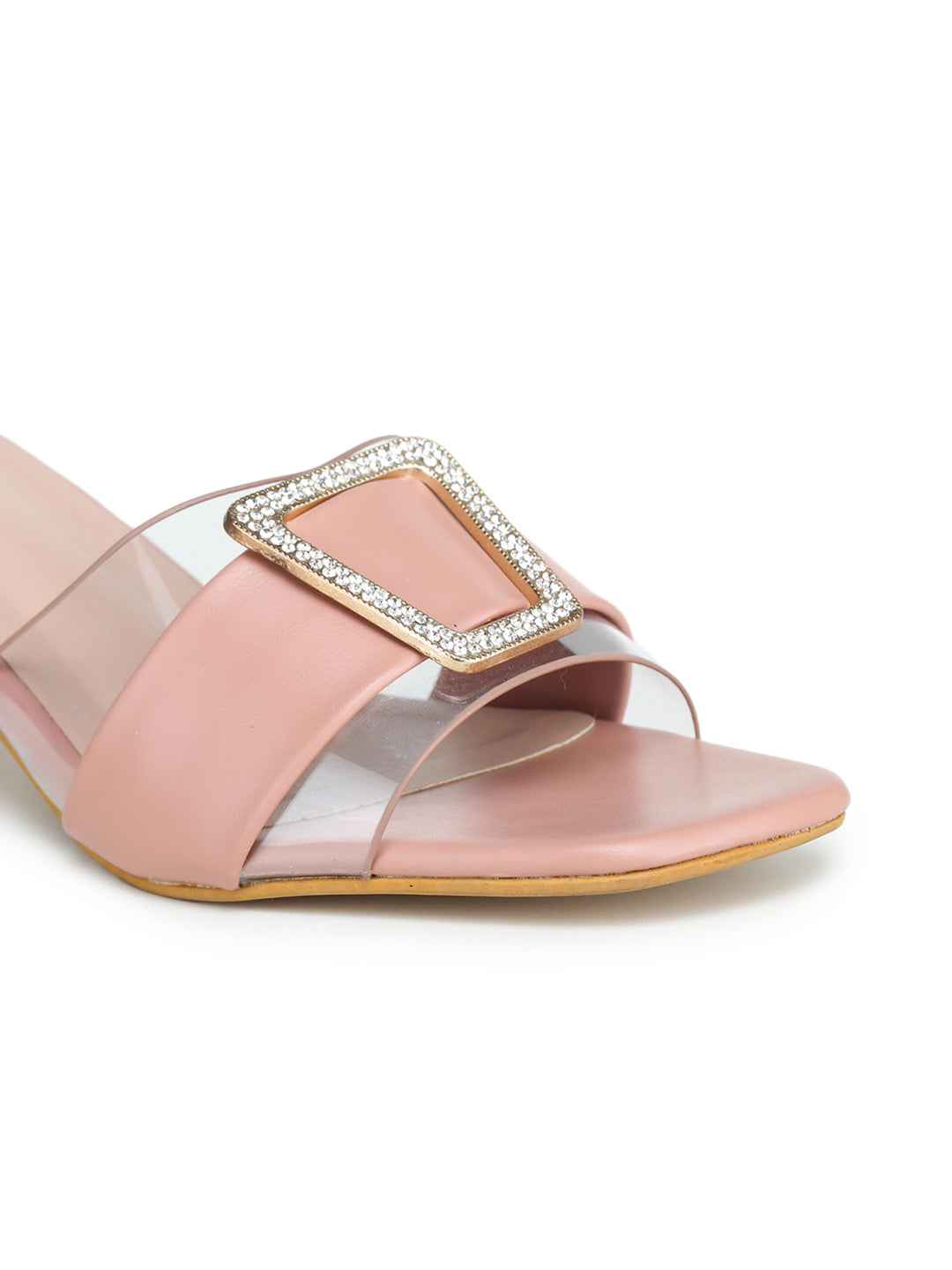 Shezone  Peach Women Heels