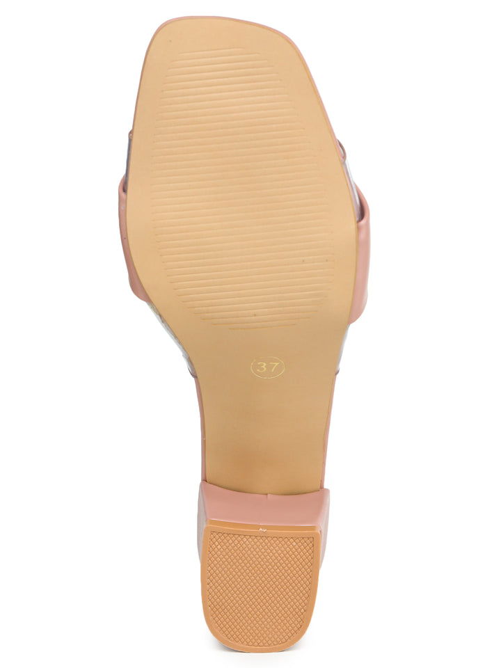 Shezone  Peach Women Heels