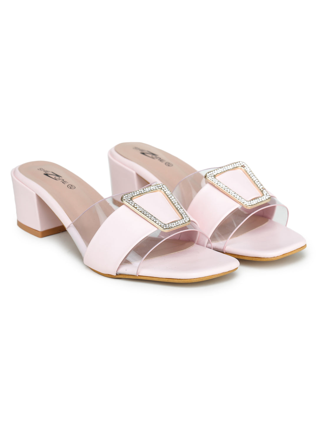 Shezone  Pink Women Heels