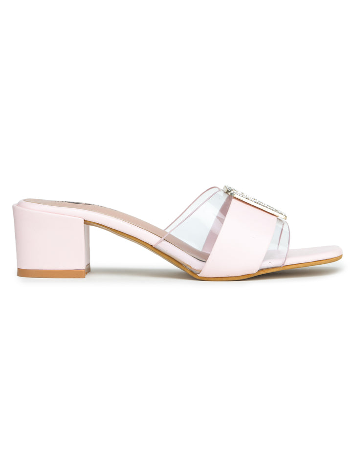 Shezone  Pink Women Heels