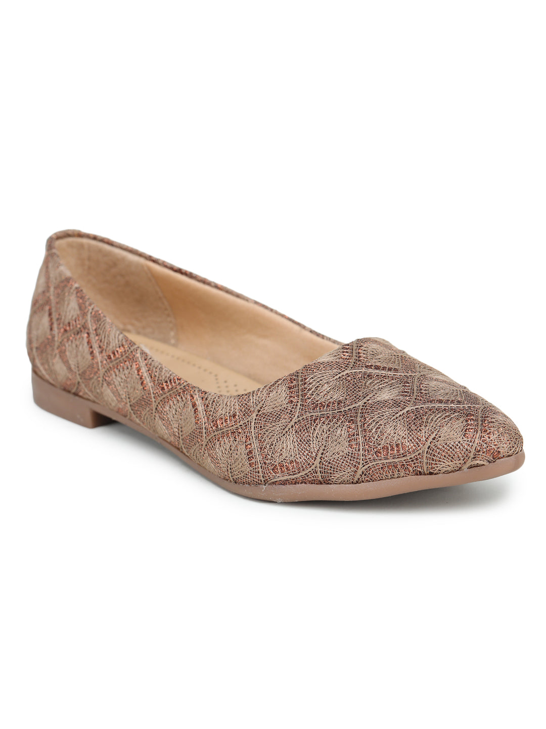 Shezone Beige Women Flats