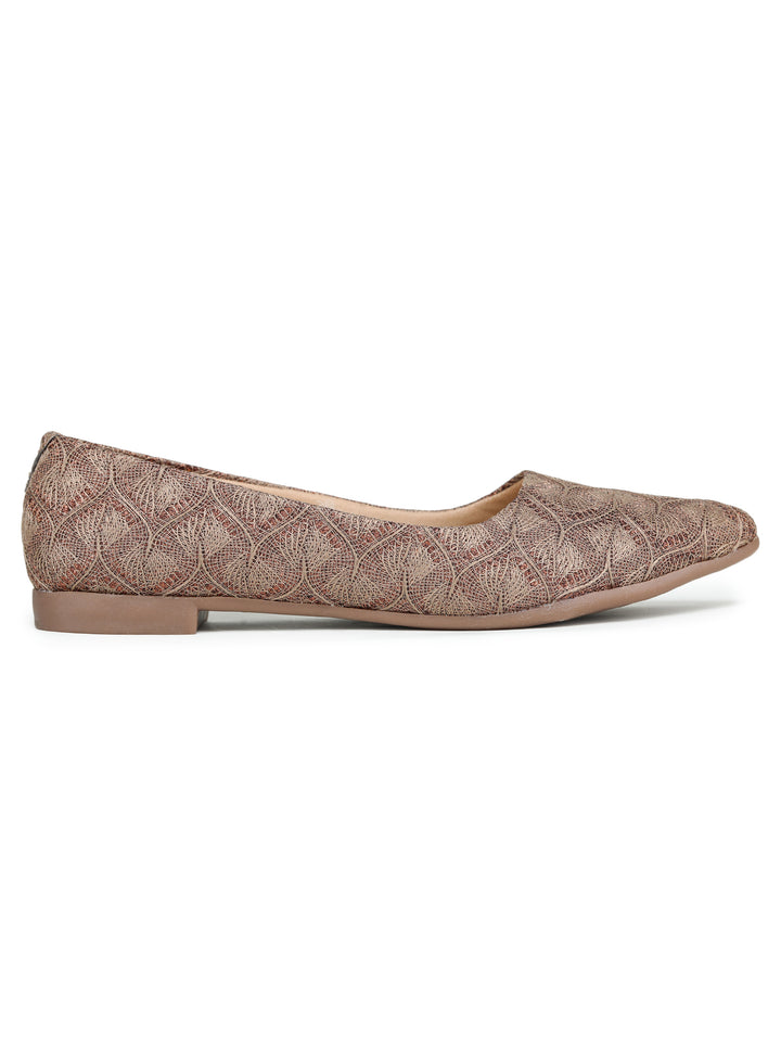 Shezone Beige Women Flats