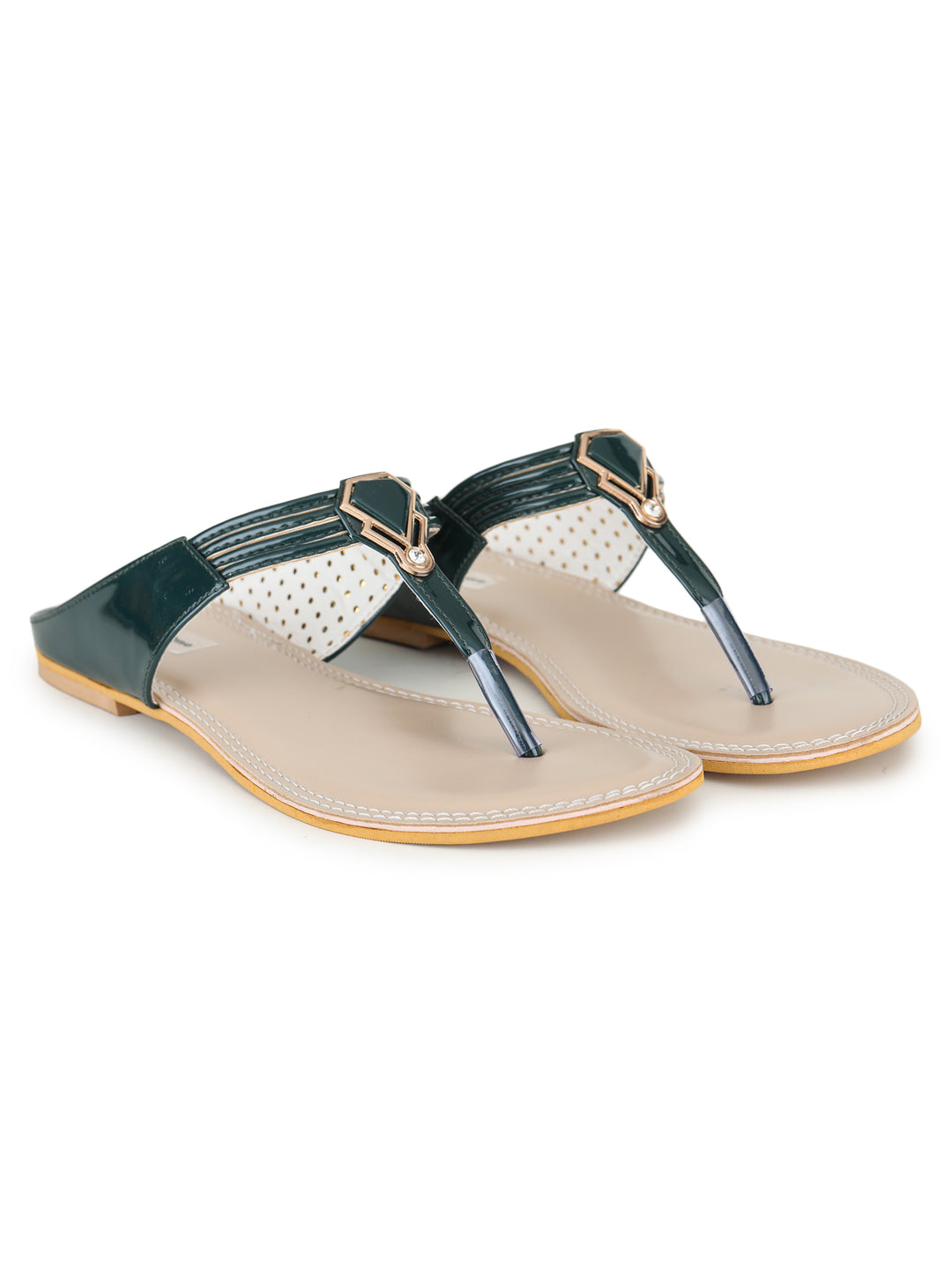 Shezone Green Women Flats