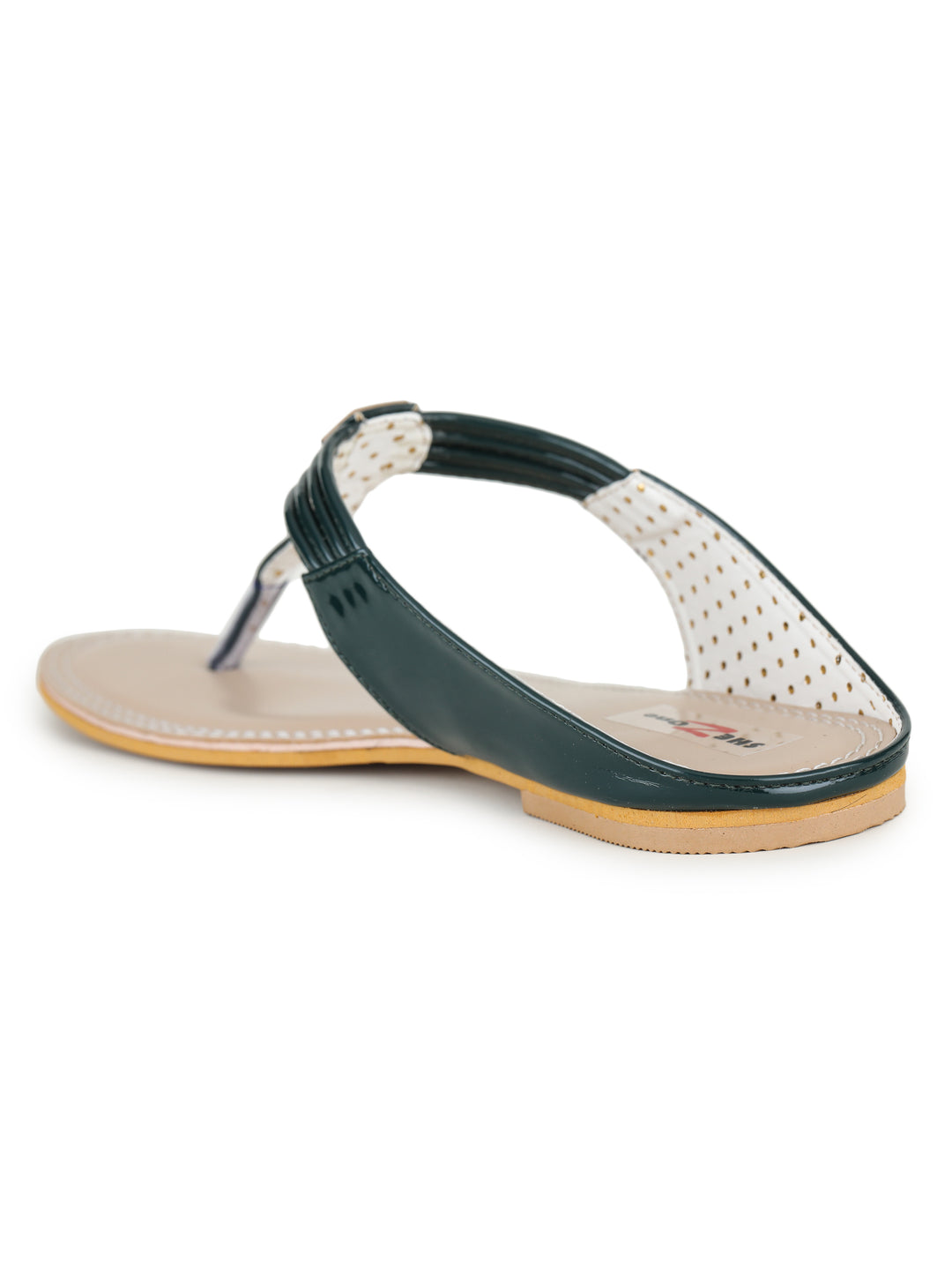 Shezone Green Women Flats