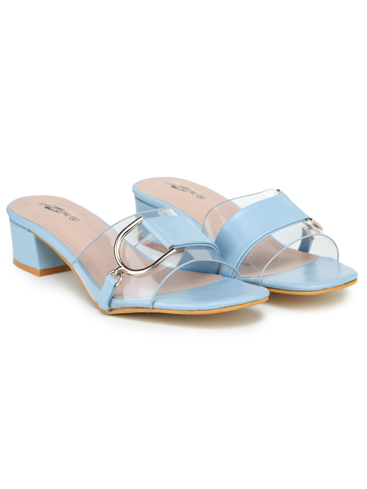 Shezone  Blue Women Heels