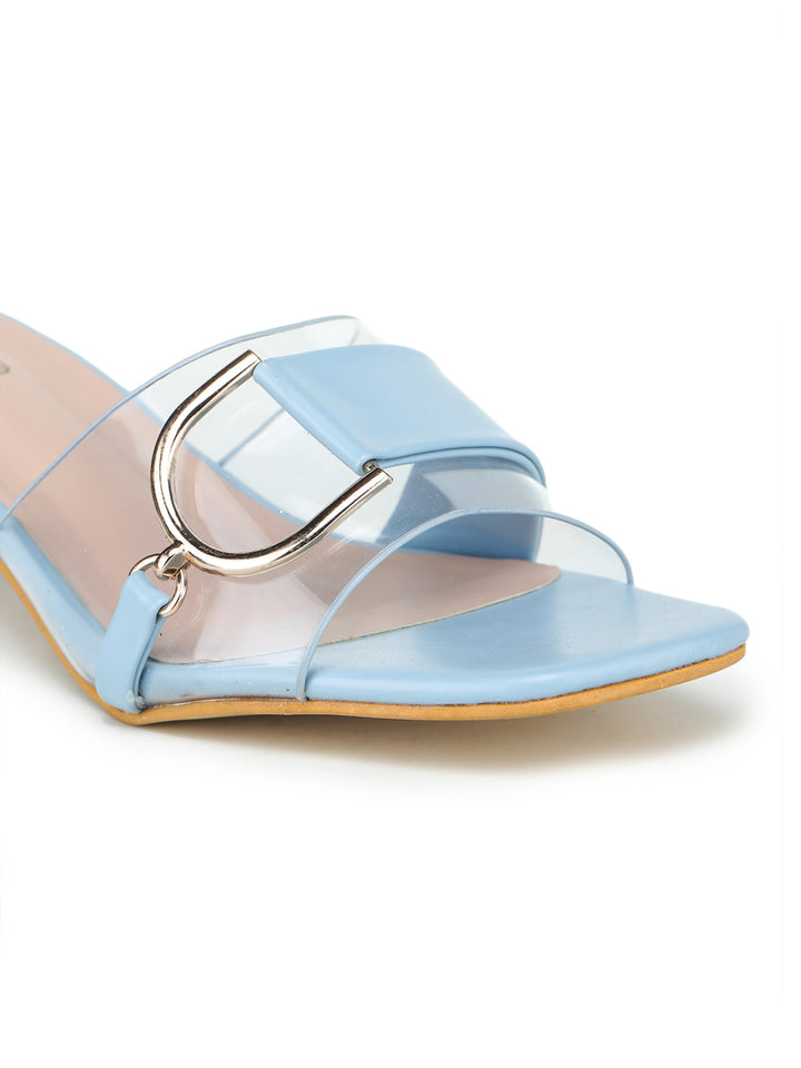 Shezone  Blue Women Heels