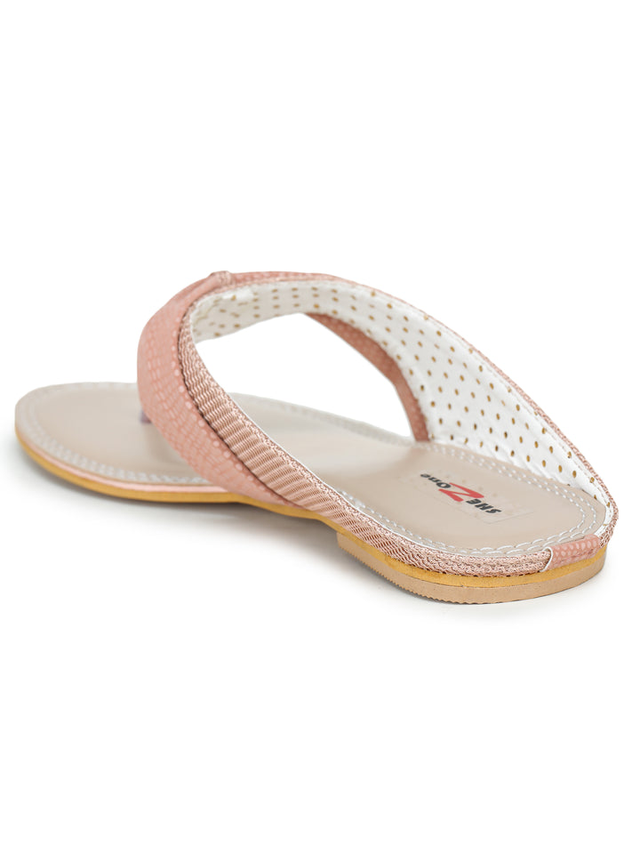 Shezone Peach Women Flats