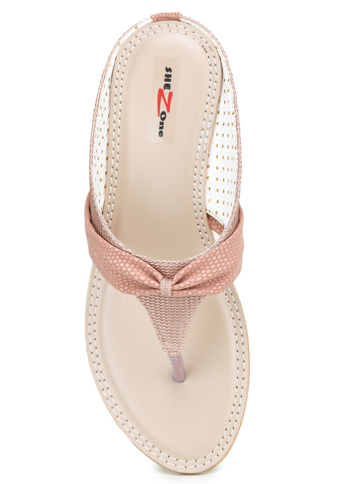 Shezone Peach Women Flats