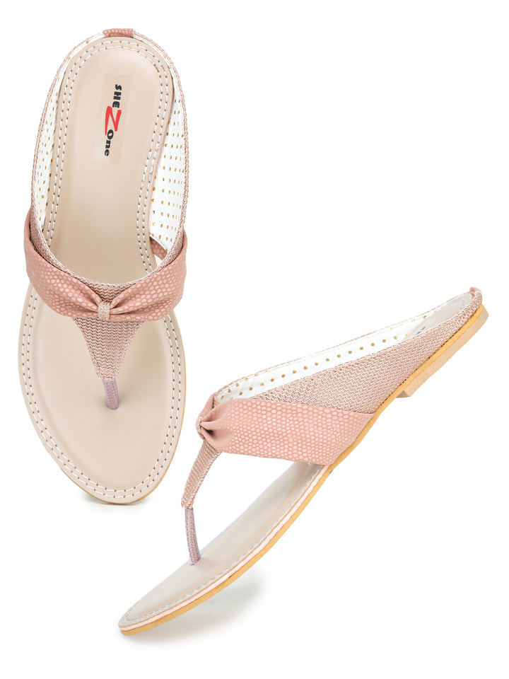 Shezone Peach Women Flats