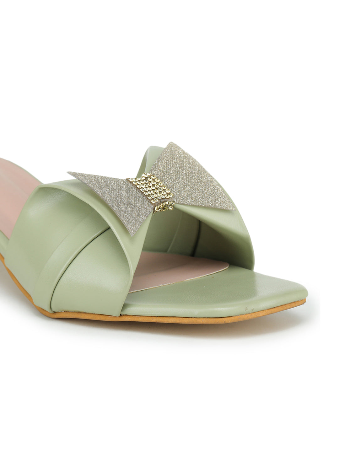 Shezone  Green Women Heels