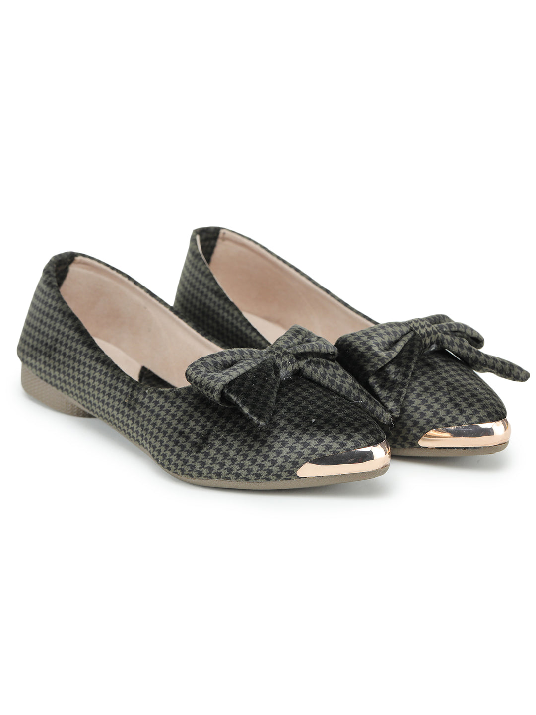 Shezone Green Women Flats