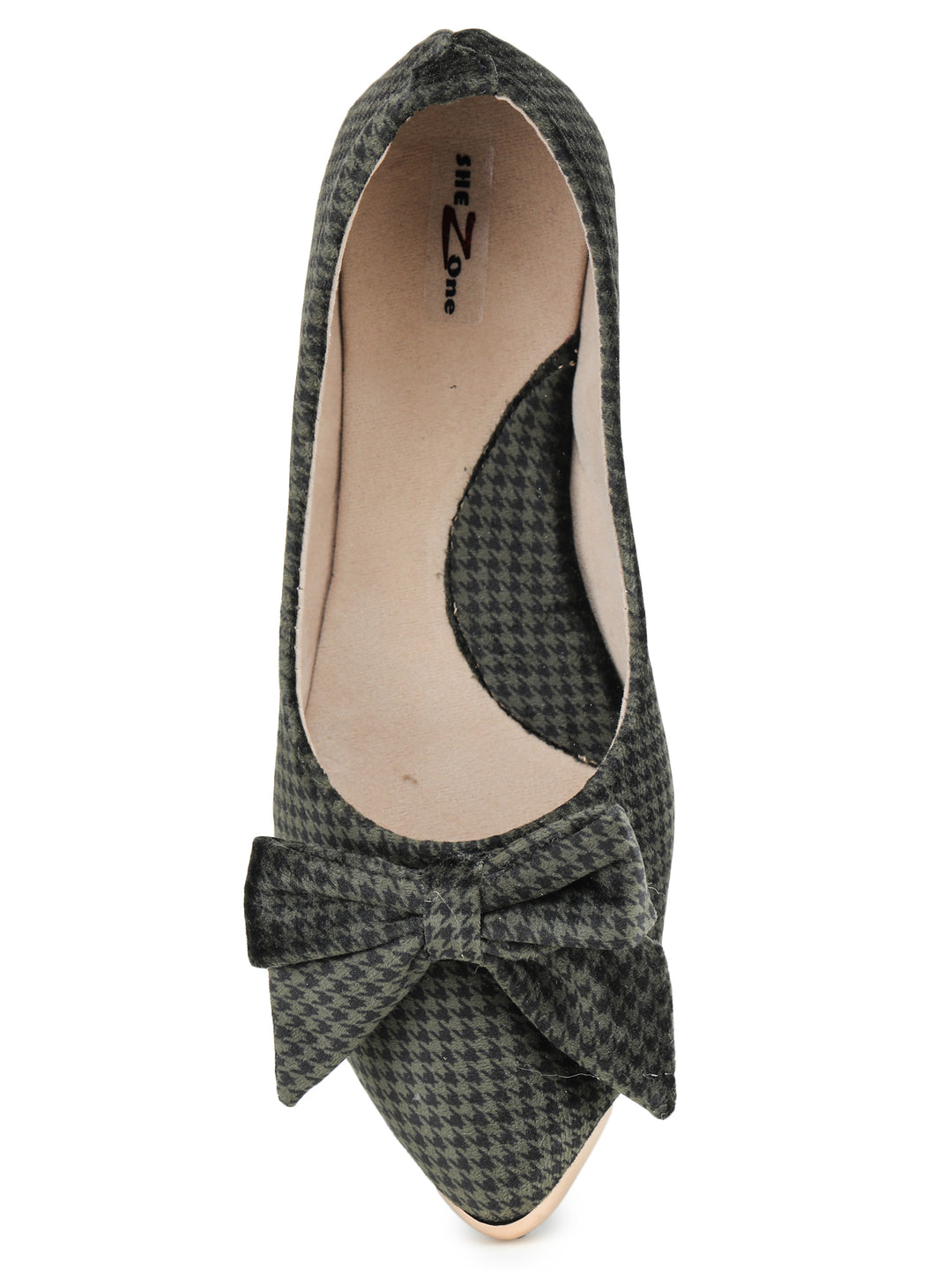 Shezone Green Women Flats