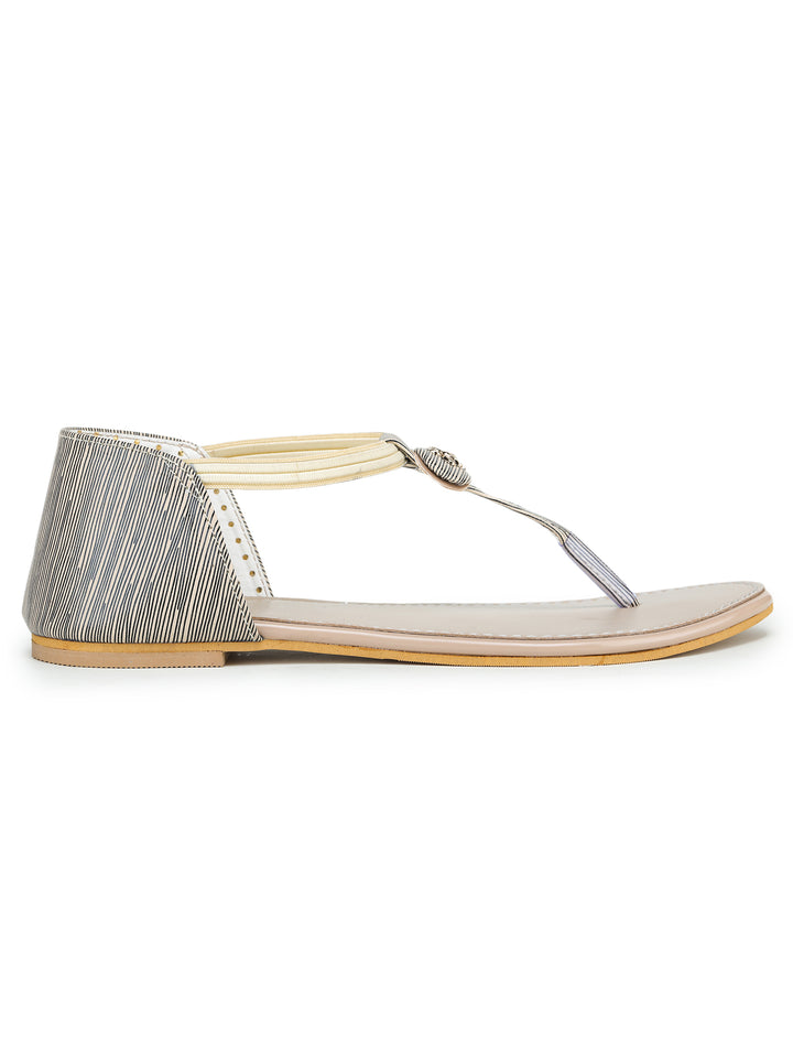 Shezone Cream Women Flats
