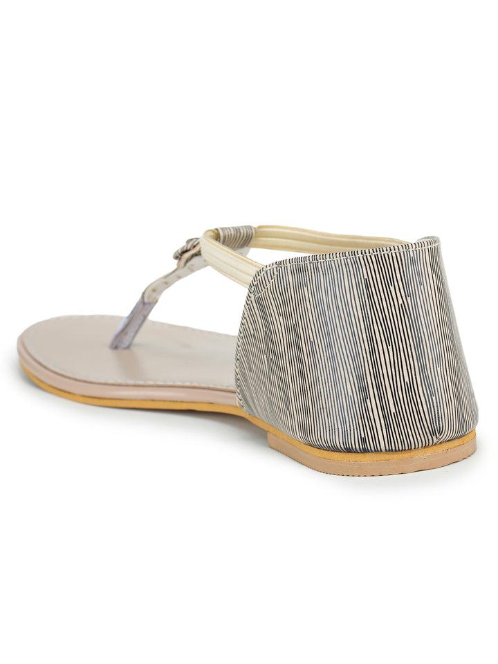 Shezone Cream Women Flats