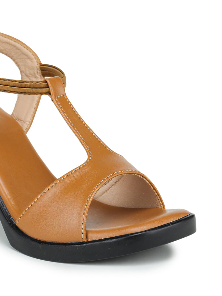 Shezone Camel  Women Heels