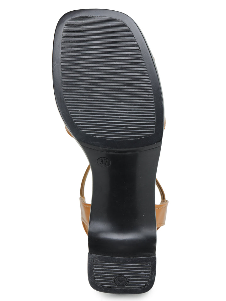 Shezone Camel  Women Heels