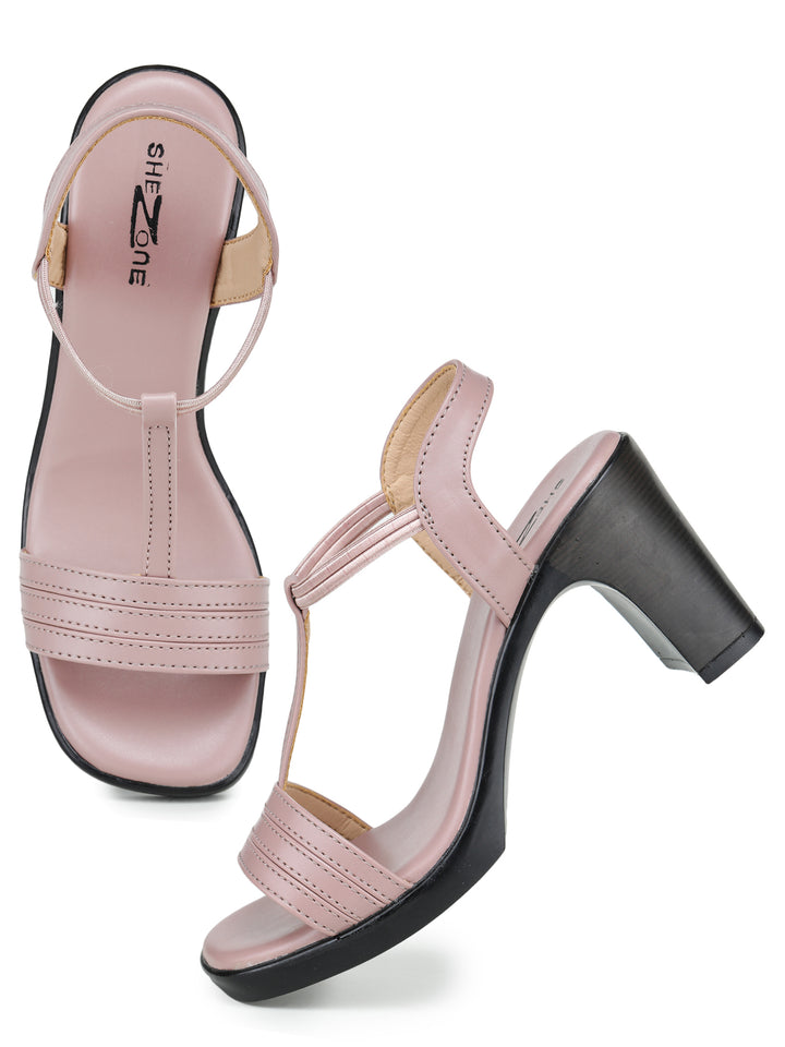 Shezone Peach Women Heels