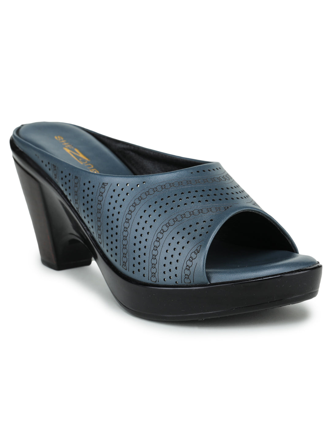Shezone Blue Women Heels