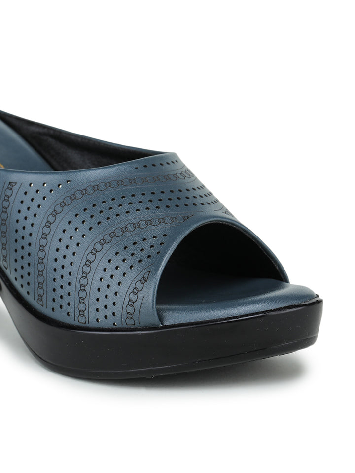 Shezone Blue Women Heels
