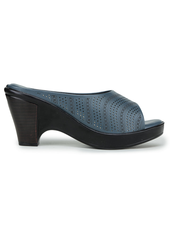 Shezone Blue Women Heels