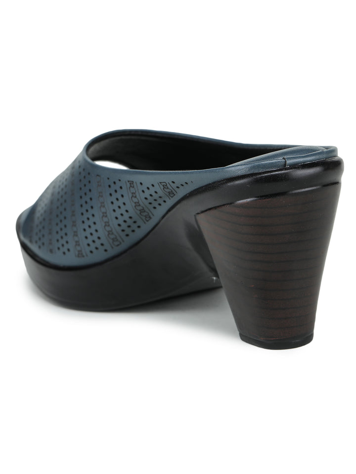 Shezone Blue Women Heels