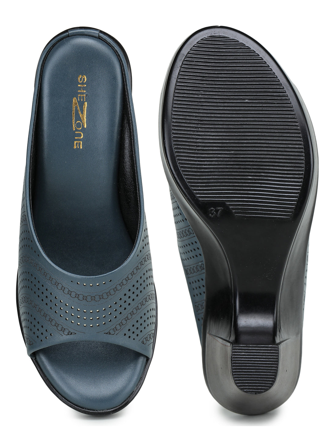Shezone Blue Women Heels