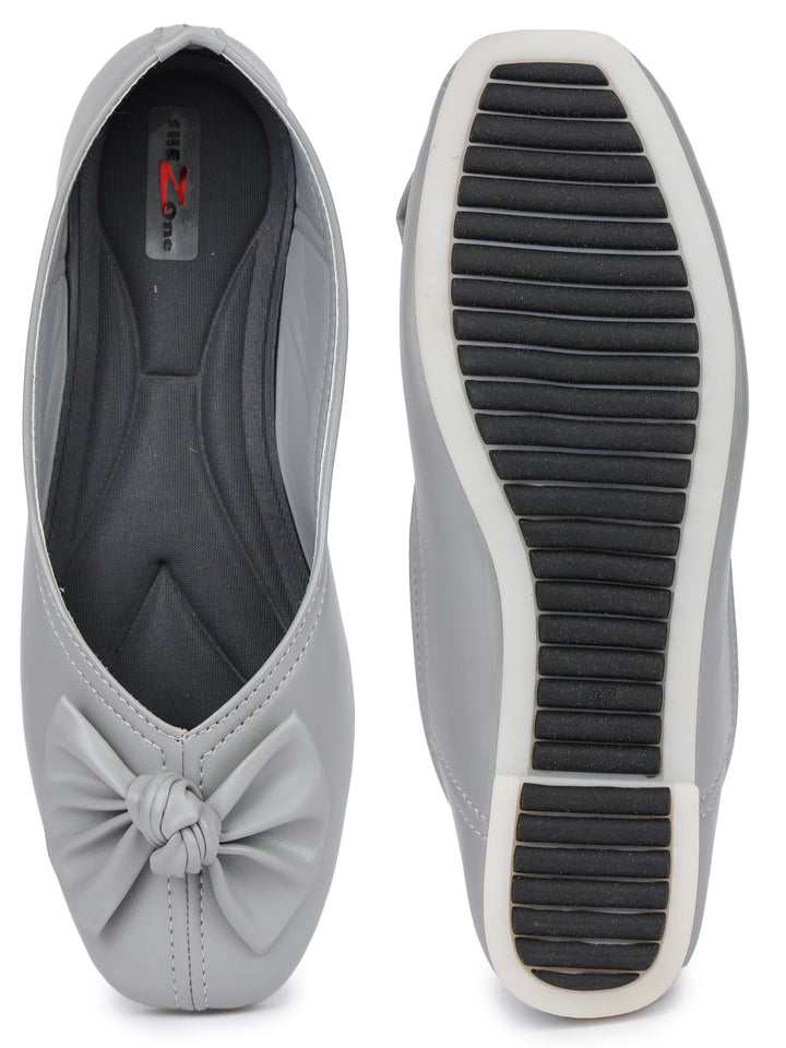 Shezone Grey Women Flats