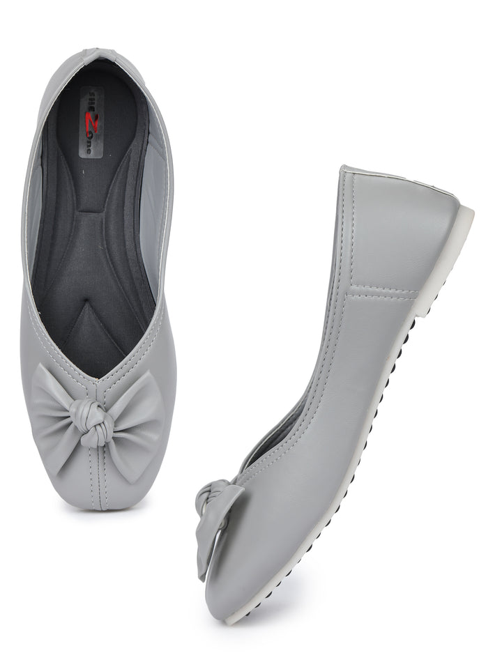 Shezone Grey Women Flats