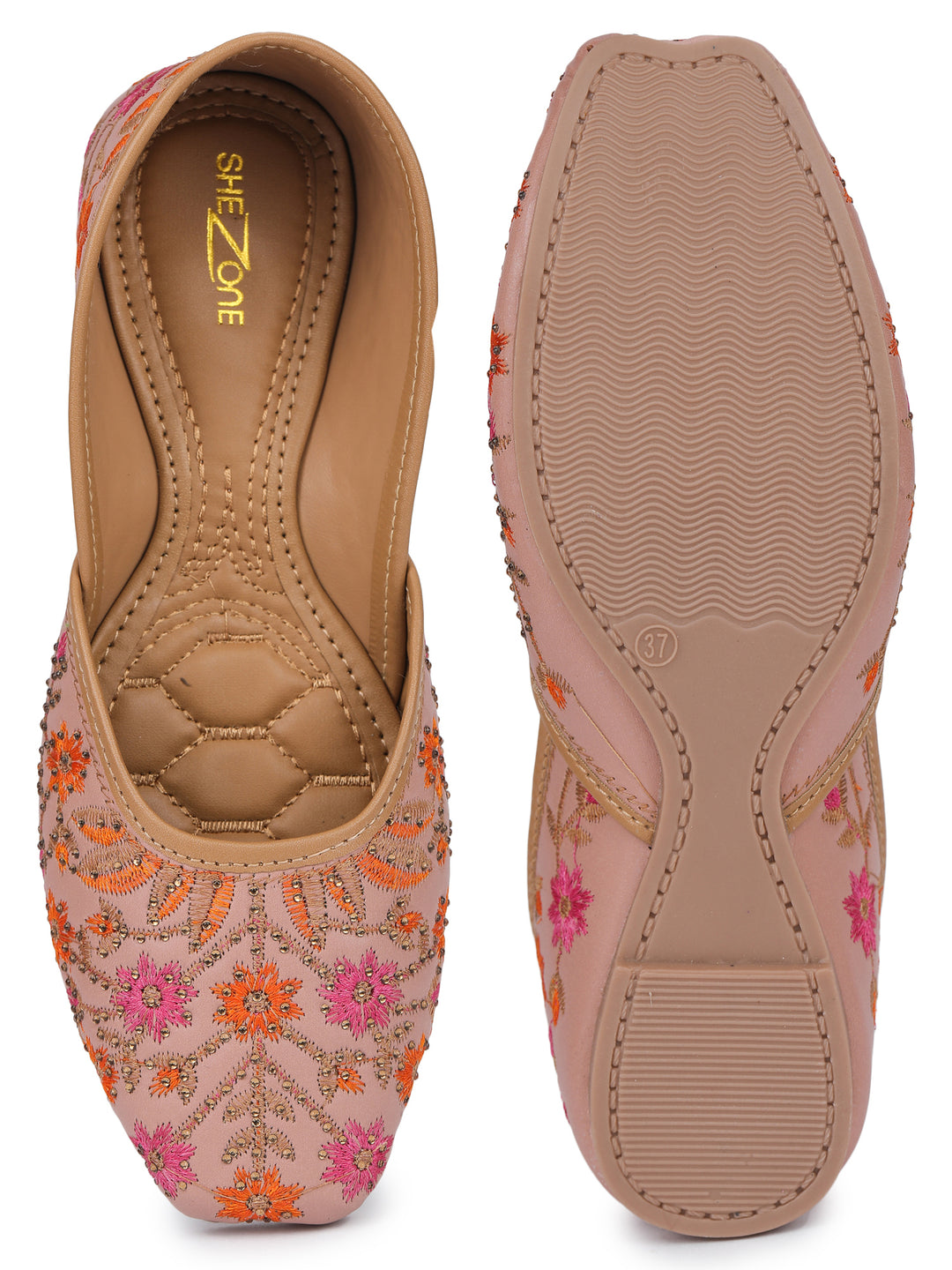 Shezone Peach Women Flats