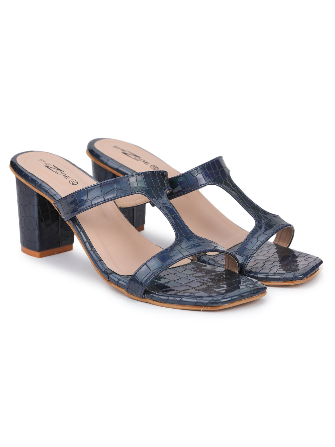 Shezone Blue Women Heels