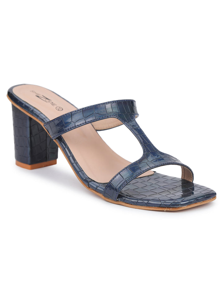 Shezone Blue Women Heels