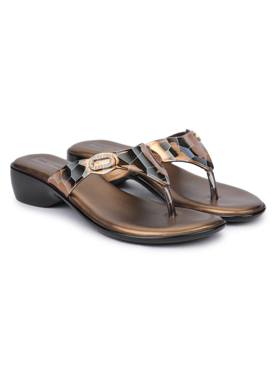 Shezone Copper Women Heels