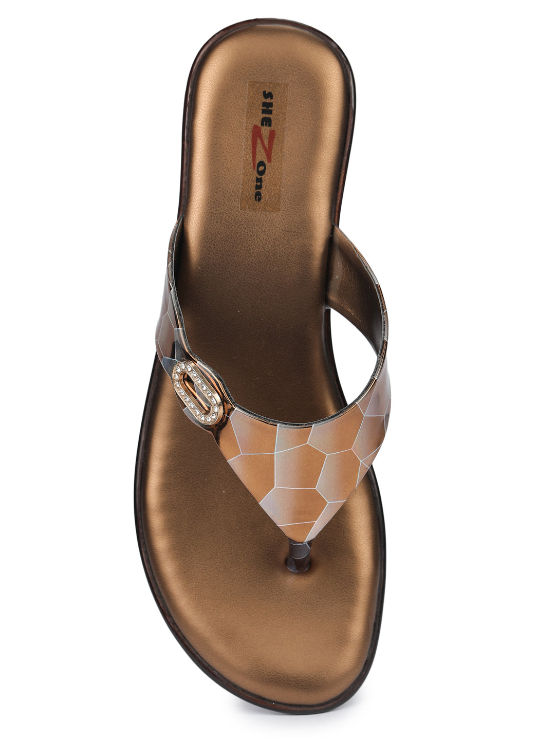 Shezone Copper Women Heels