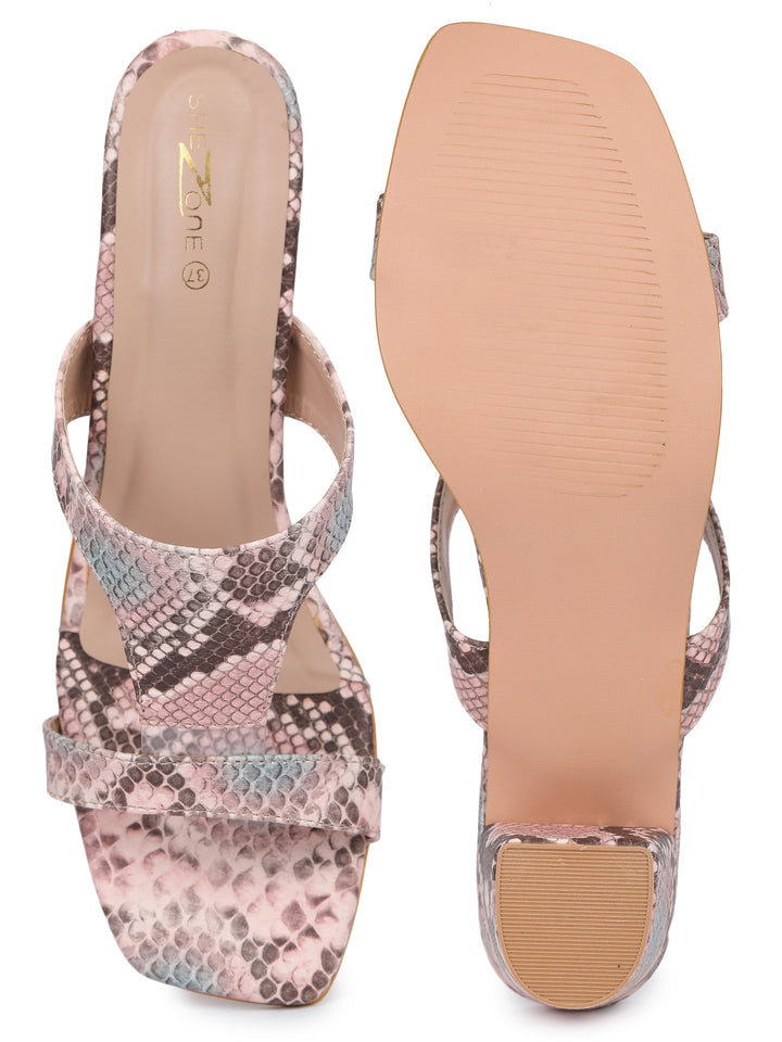 Shezone Peach Women Heels
