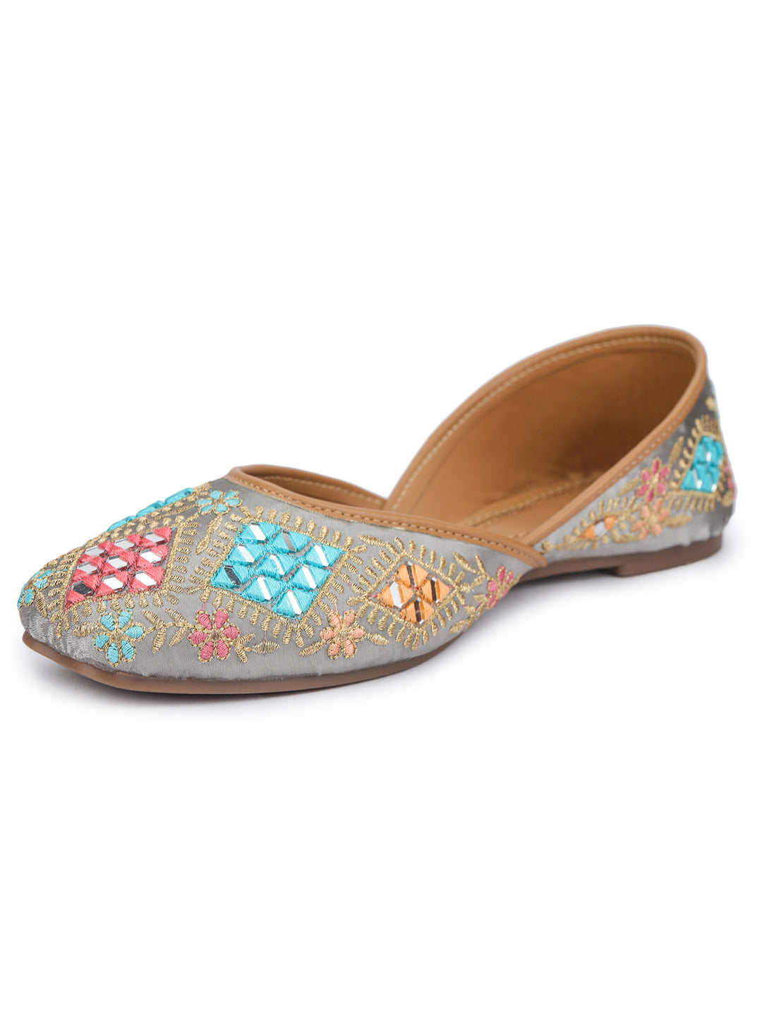 Shezone Grey Women Flats