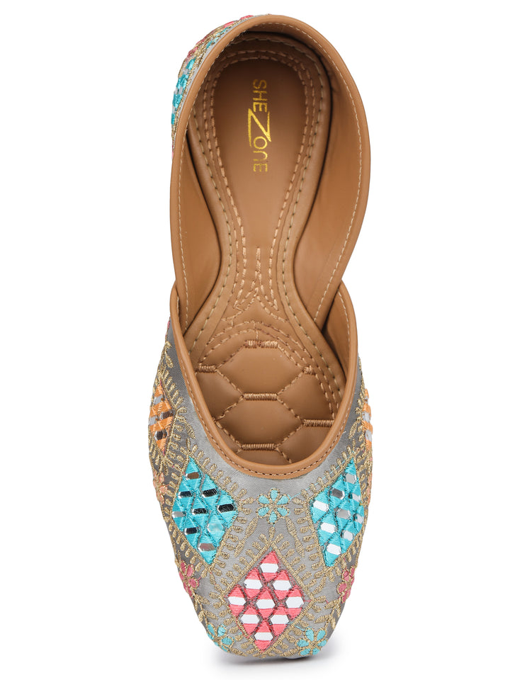 Shezone Grey Women Flats