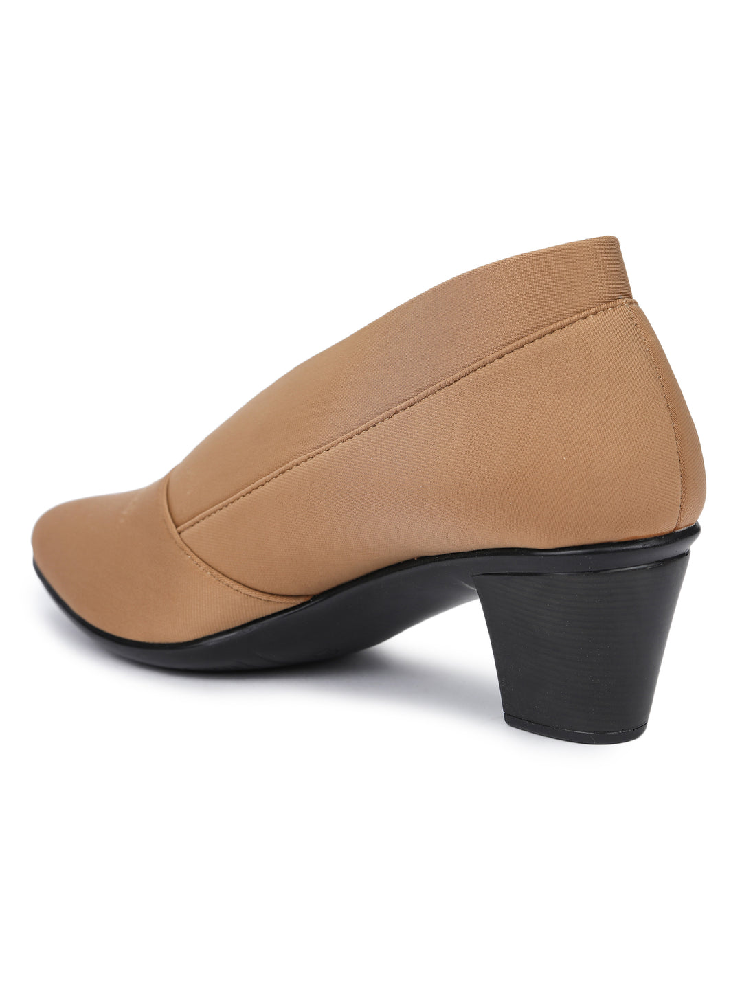 Shezone Beige Women Heels